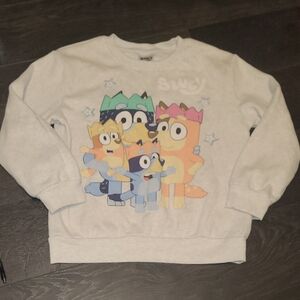 Bluey Kids Sweatshirt - White